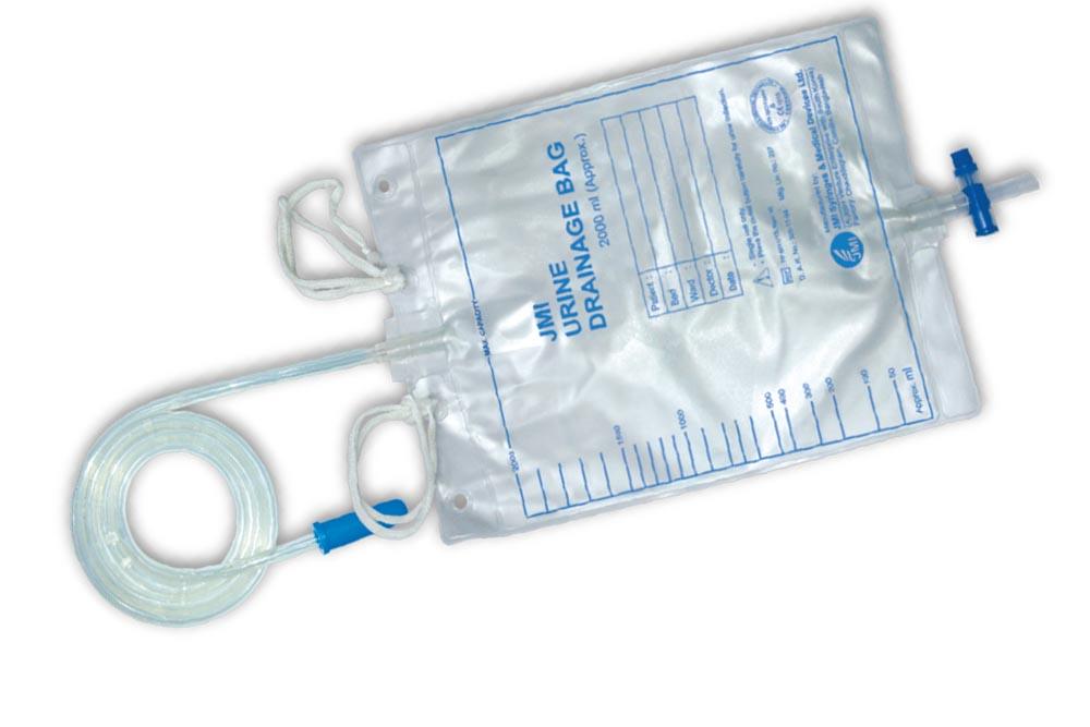 Anti-Reflux Urinary Drain Bag 2000mL | Urology Pros